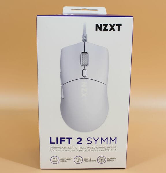 MOUSE NZXT LIFT 2 SYMM WIRED WHITE