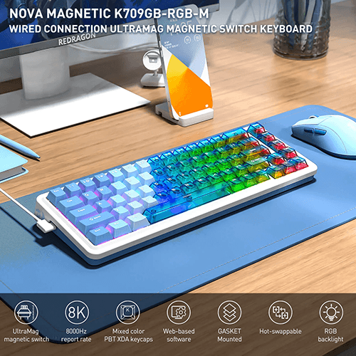 KEYBOARD REDRAGON K709PLB NOVA MAGNETIC