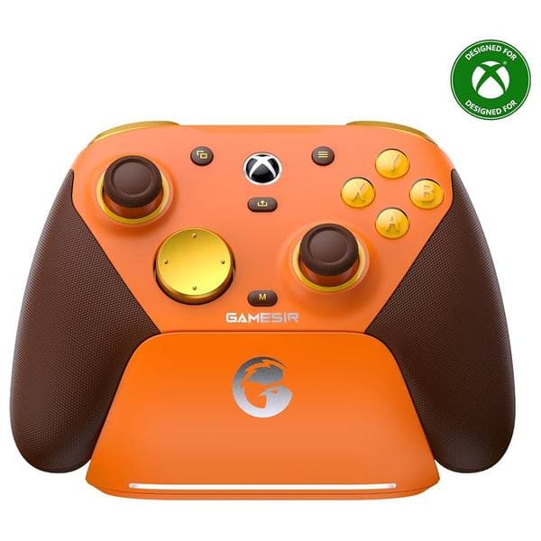 GAMING CONTROLLER GAMESIR G7 PRO AMBER FLAME EDITION TRI-MODE ( WIRE + WIRELESS + BLUETOOTH ) FOR PC/XBOX