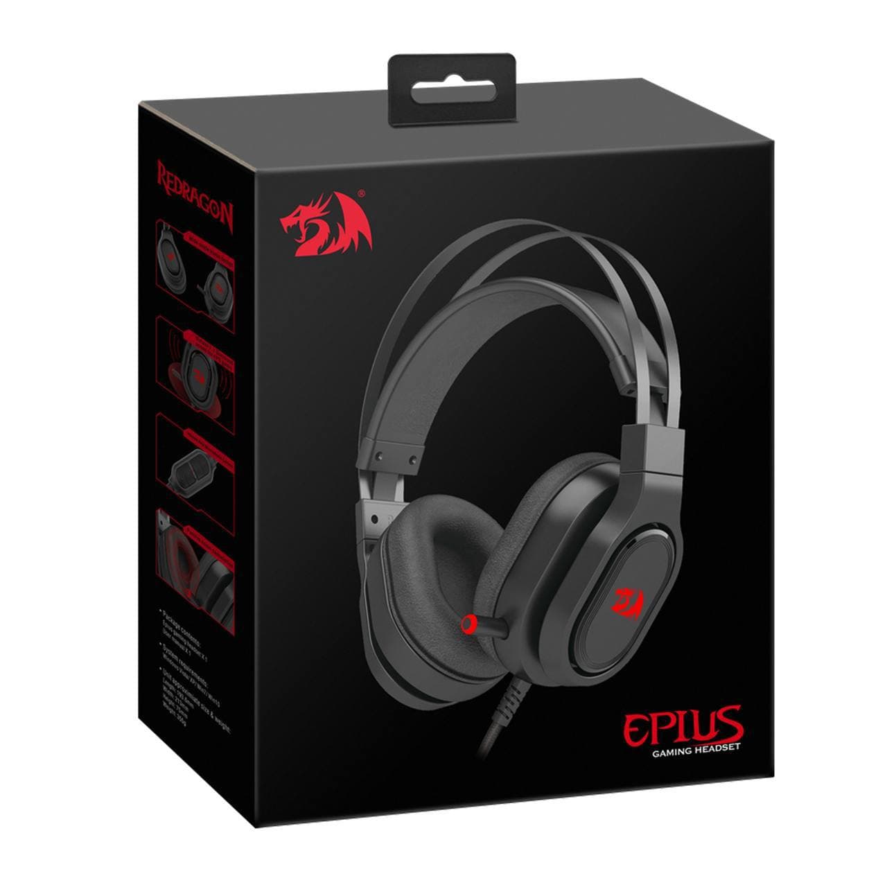 HEADSET REDRAGON H360 EPIUS USB 7.1 SURROUND