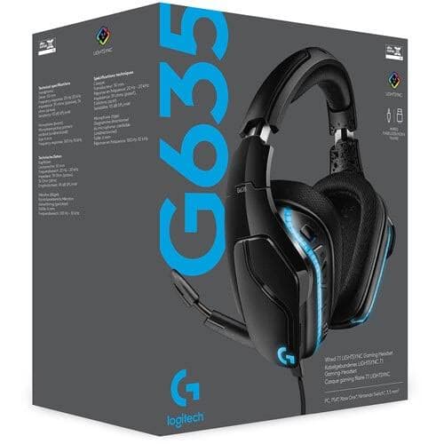 HEADSET LOGITECH G635 USB 7.1 SURROUND