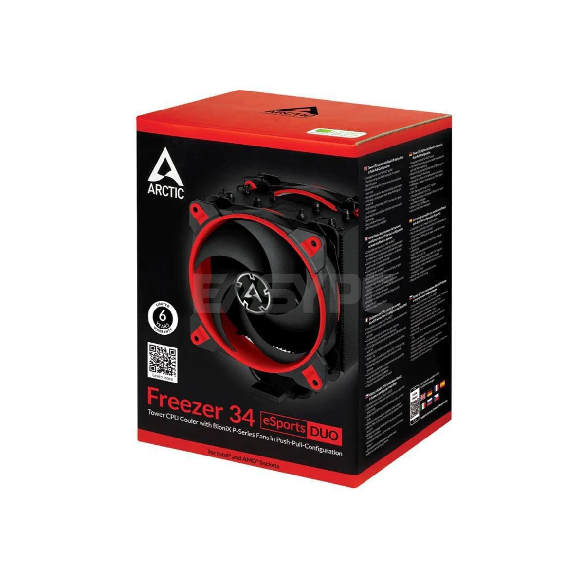CPU COOLER ARCTIC FREEZER 34 BLACK/RED