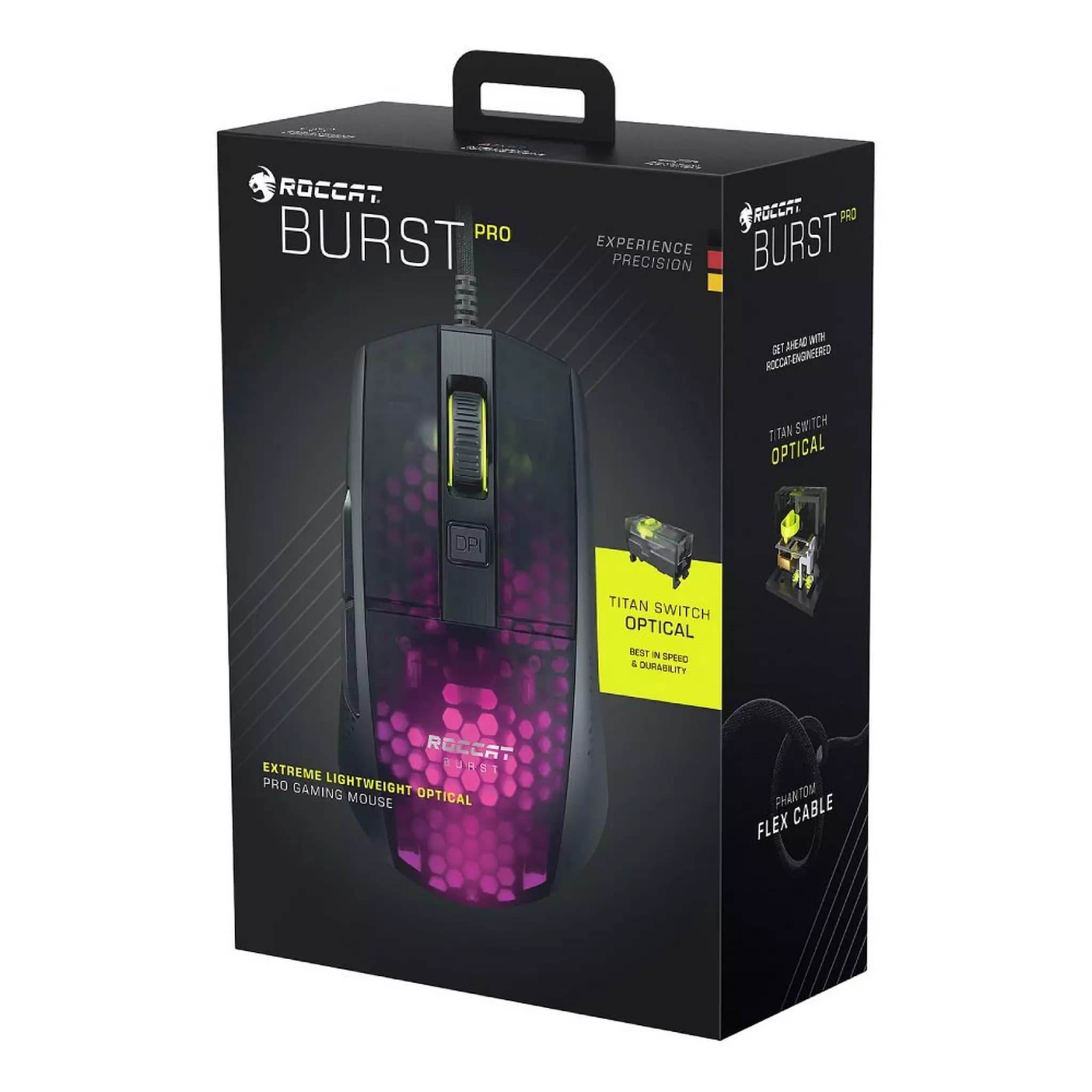 MOUSE ROCCAT BURST PRO BLACK WIRED