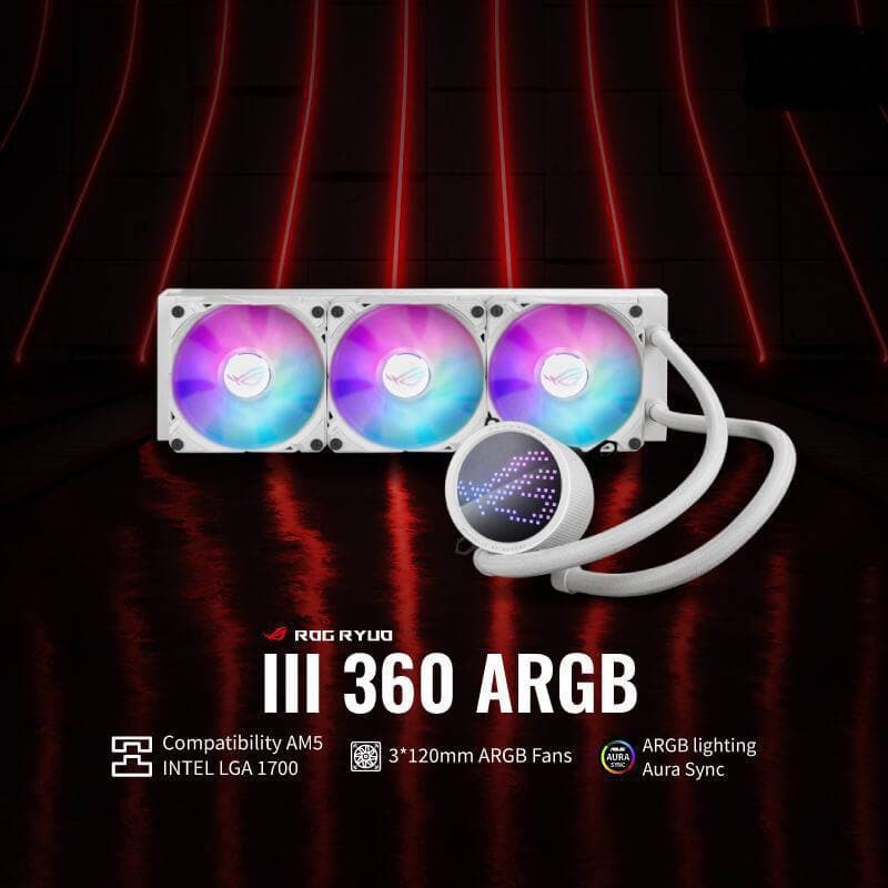 LIQUID COOLER ASUS ROG RYUO III ARGB WHITE