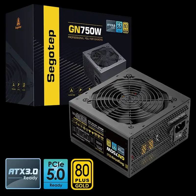PSU SEGOTEP GN750W GOLD PCIE5 NON MODULAR