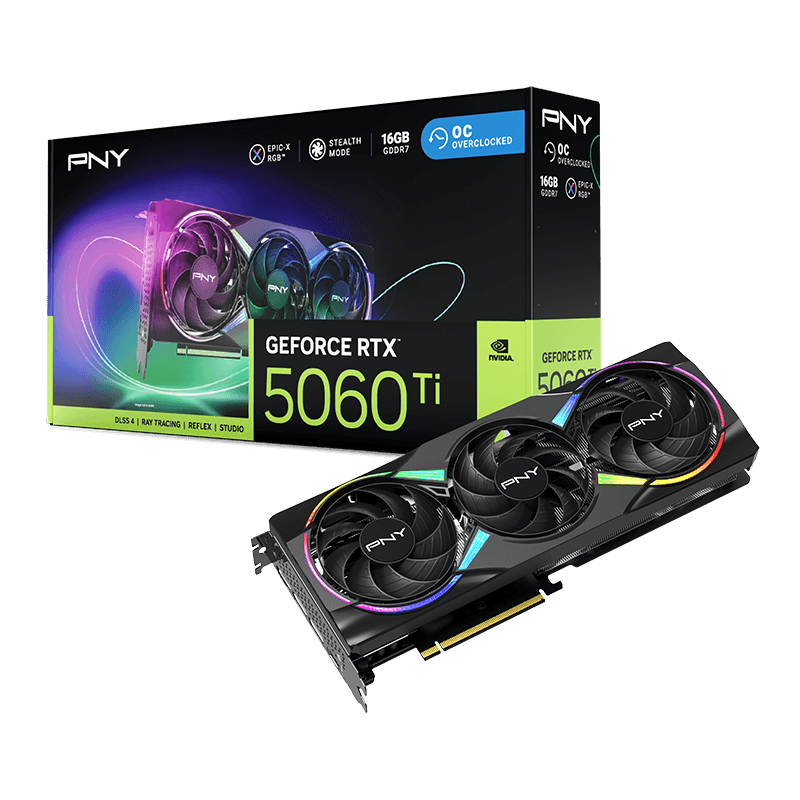 GPU PNY RTX 5060TI TRIPLE FAN 16GB OC